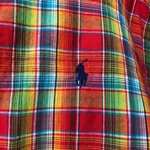 Polo Ralph Lauren colorful long sleeve button up shirt size medium